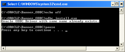 install odbc driver for oracle